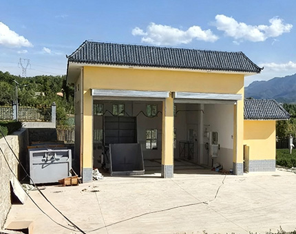 水平分体式压缩垃圾站