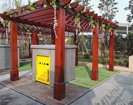 花园式景观压缩垃圾站